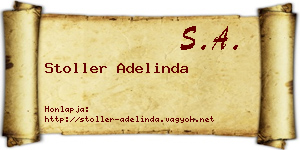 Stoller Adelinda névjegykártya